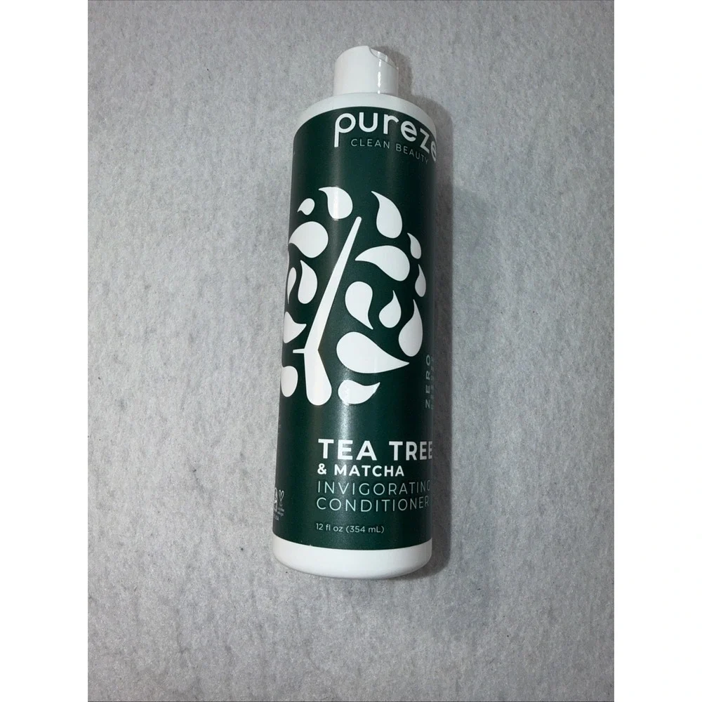 Lot Of 2 Pure Zero Tea Tree & Matcha Invigorating Shampoo & Conditioner 12 Fl Oz